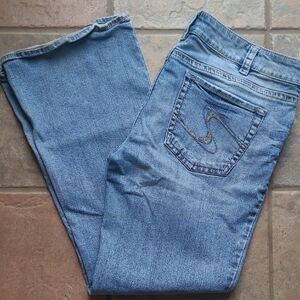 Silver Suki Mens Jeans Blue Bootcut Denim 36 x 30